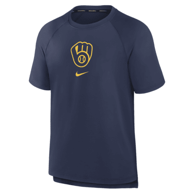 Мужская футболка Milwaukee Brewers Authentic Collection Pregame
