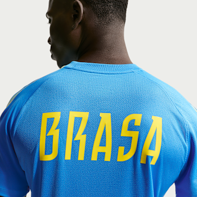 Nike Brezilya Strike Nike Dri-FIT Kısa Kollu Erkek Futbol Üstü görsel 2