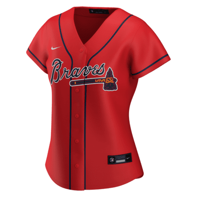 Camiseta para mujer MLB Atlanta Braves Replica. Nike.com