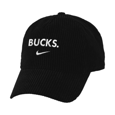 Milwaukee Bucks Icon Edition Nike NBA Corduroy Campus Cap