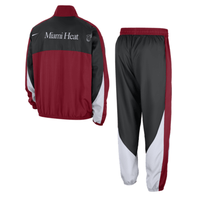 Miami Heat Starting 5 Courtside Nike NBA-tracksuit med grafikk til herre