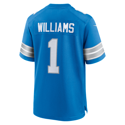 Jersey Nike de la NFL Game para hombre Jameson Williams Detroit Lions