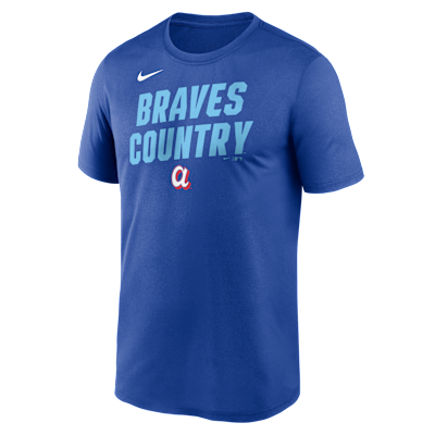 Atlanta Braves City Connect Team Phrase Script Men's Nike Dri-FIT MLB T-Shirt from Nike - $45