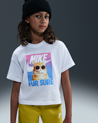 Детская футболка Nike Sportswear Big Kids' (Girls')