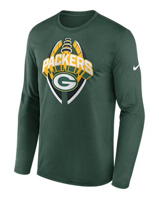 Мужская футболка Green Bay Packers Legend Icon Nike Dri-FIT NFL Long-Sleeve