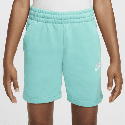 Shorts de French Terry para niños talla grande Nike Sportswear Club Fleece