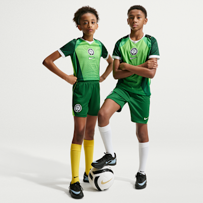 Nigeria 2026 Stadium Home Big Kids' Nike Dri-FIT Soccer Replica Shorts from Nike - $60