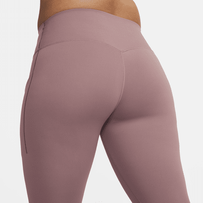 Nike Universa közepes tartást adó, középmagas derekú, teljes hosszúságú női leggings zsebekkel