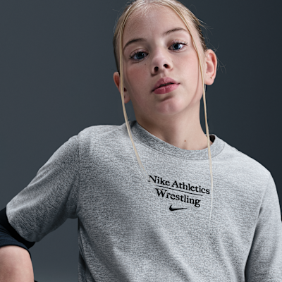 Playera para niños talla grande Nike Wrestling