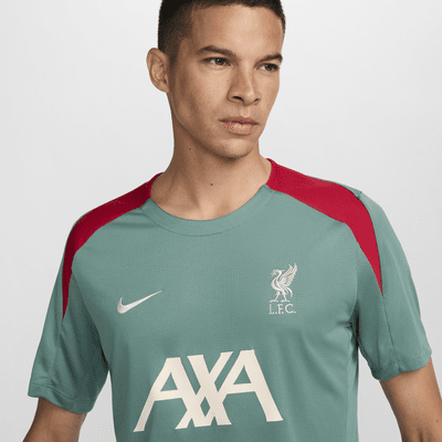 Liverpool FC Strike Nike Dri-FIT Kısa Kollu Örgü Erkek Futbol Üstü