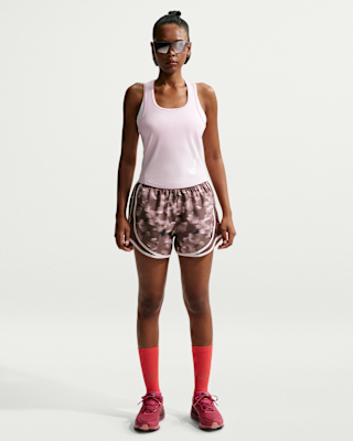 Женские шорты Nike Tempo Mid-Rise 3" Brief-Lined Printed Shorts для бега