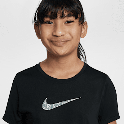 Playera Dri-FIT para niña talla grande Nike One Classic