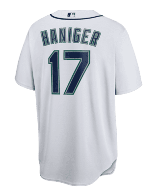 Kyle Lewis Seattle Mariners Autographed Aqua Nike Replica Jersey