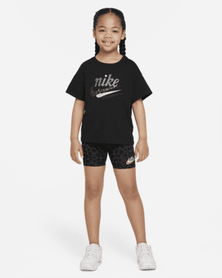 nike bike shorts set