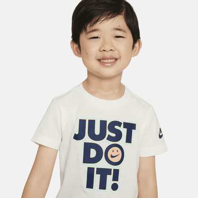 Playera estampada infantil Nike Smiley