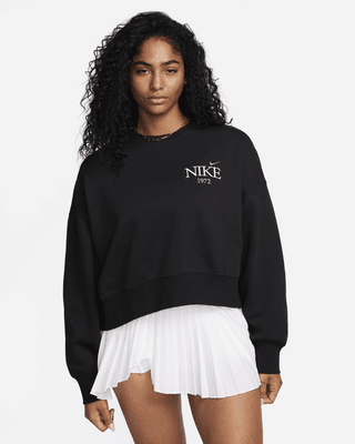 Женский свитшот Nike Sportswear Phoenix Fleece Oversized Cropped Crew-Neck