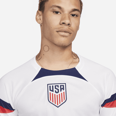 Nike Men's USA Home Stadium Jersey 22 White / L