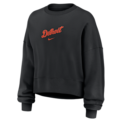 Detroit Tigers Women's Nike MLB Pullover Crew