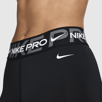 Nike Pro Women's Mid-Rise 3" Graphic Biker Shorts