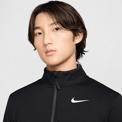 ナイキ ビクトリー メンズ Dri-FIT サーマ フレックス 1/2ジップ ゴルフトップ