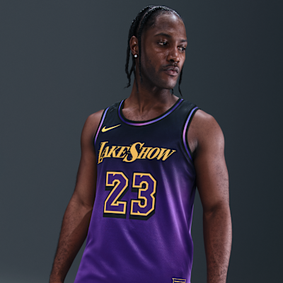 LeBron James Los Angeles Lakers 2024/25 City Edition Men's Nike Dri-FIT NBA Swingman Jersey