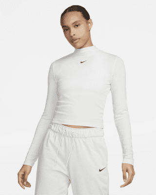 Nike Sportswear Camiseta de manga larga y cuello alto elástico - Mujer. Nike ES