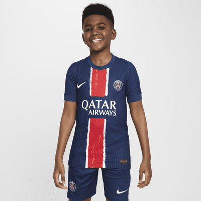 Jersey de fútbol Nike Dri-FIT ADV para niños talla grande Paris Saint-Germain 2024/25 Match Home