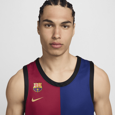 FC Barcelona 2024 Thuis Nike Dri-FIT replicabasketbaljersey voor heren