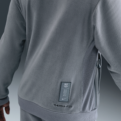 FC 바르셀로나 컬처 오브 풋볼 남성 나이키 써마 핏 윈터라이즈드 축구 탑