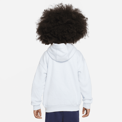 Sudadera con gorro para niños talla pequeña Nike Sportswear Shine Fleece Pullover Hoodie