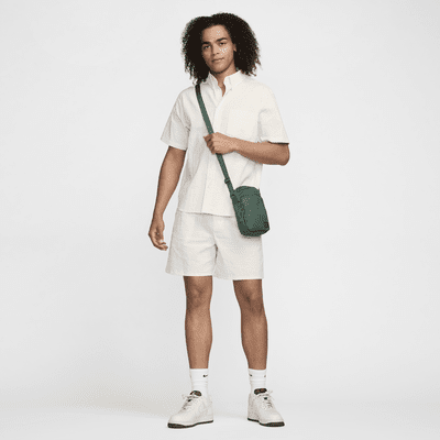 Chemise à manches courtes et boutons Nike Life en seersucker pour homme