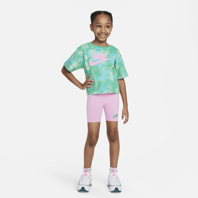 Conjunto de shorts de dos piezas para niños talla pequeña Nike