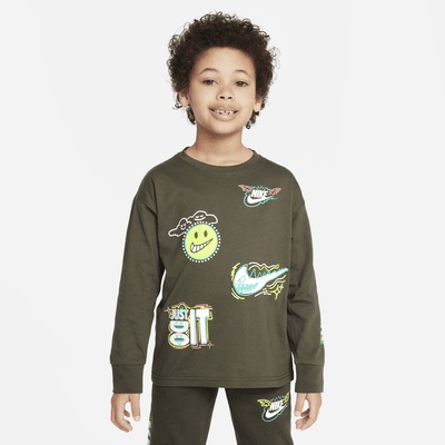 Nike Sportswear Art of Play Relaxed Graphic Tee Little Kids T-Shirt