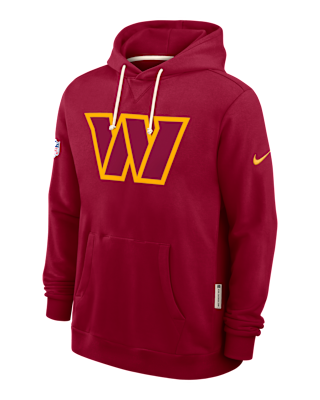 Мужское худи Washington Commanders Initial Home Sideline Nike Dri-FIT NFL Pullover Hoodie