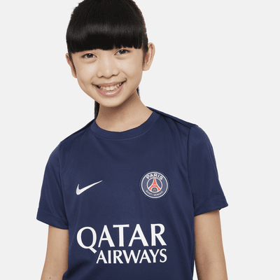 Haut de foot en maille à manches courtes Nike Dri-FIT Paris Saint-Germain Academy Pro pour ado