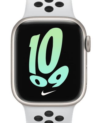 Apple Watch Series 7 (GPS) With Nike Sport Band 41mm Starlight