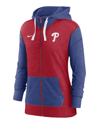 Philadelphia Phillies Nike Women's Gym Vintage Team Full-Zip