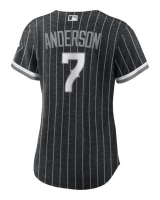 2021 New York Yankees vs. Chicago White Sox in Dyersville, Iowa - Game-Used  1919 Throwback Jersey - Tim Anderson (Worn 1-4 Innings) - Size 40