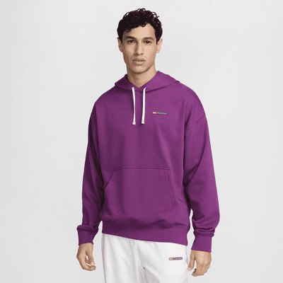 Sudadera sin cierre de correr Dri-FIT de tejido Fleece para hombre Nike Track Club