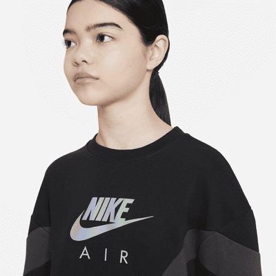 Nike Air Big Kids' (Girls') French Terry Sweatshirt