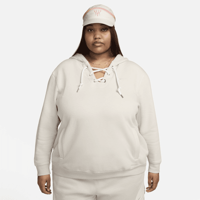 Sudadera con gorro sin cierre de tejido Fleece para mujer Serena Williams Design Crew (talla grande)