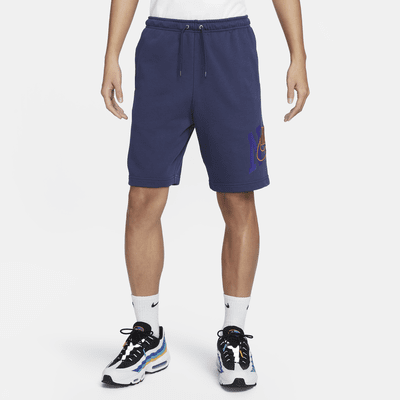 PURPLE Men's French Terry Logo Shorts | Neiman Marcus