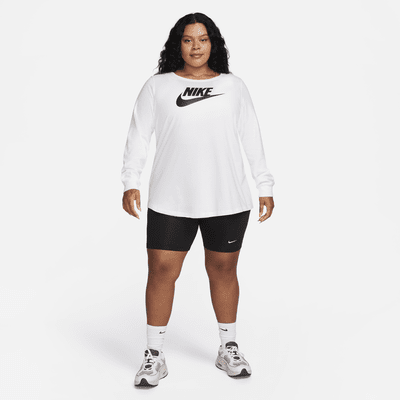 Playera de manga larga para mujer (talla grande) Nike Sportswear Club