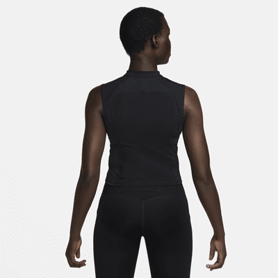 Canotta da running con zip a 1/4 Dri-FIT Nike Trail – Donna