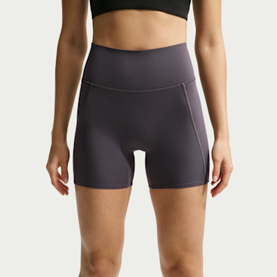나이키 유니버사 여성 하이웨이스트 5인치 노 프론트 심 바이커 쇼츠