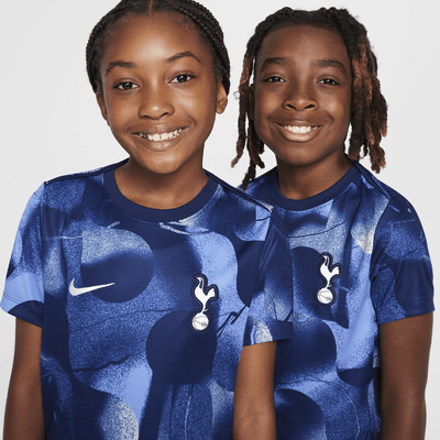 Tottenham Hotspur Academy Pro Big Kids' Nike Dri-FIT Soccer Pre-Match Short-Sleeve Top