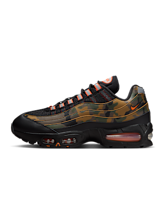 Nike Air Max sneaker Zwart/Metallic Silver/Golden Beige/Safety Orange