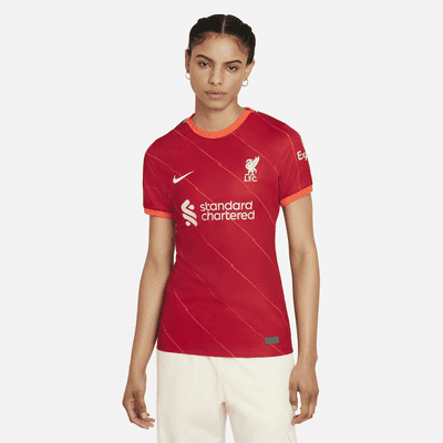 Liverpool F.C. 2021/22 Stadium Home Women's Football Shirt. Nike GB