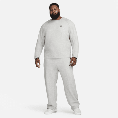 Sweatpants Nike Sportswear Tech Fleece med vida fållar för män