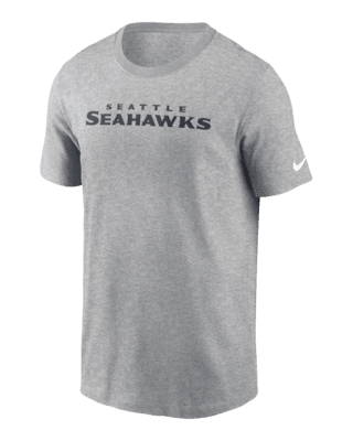 Мужская футболка Seattle Seahawks Primetime Wordmark Essential Nike NFL